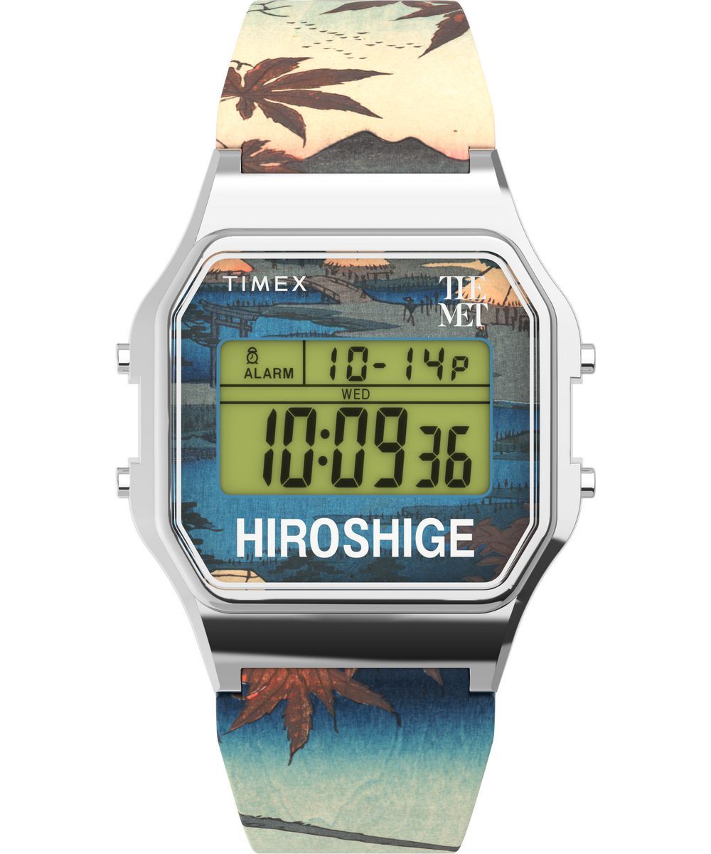 The Met Hiroshige Digitaluhr
