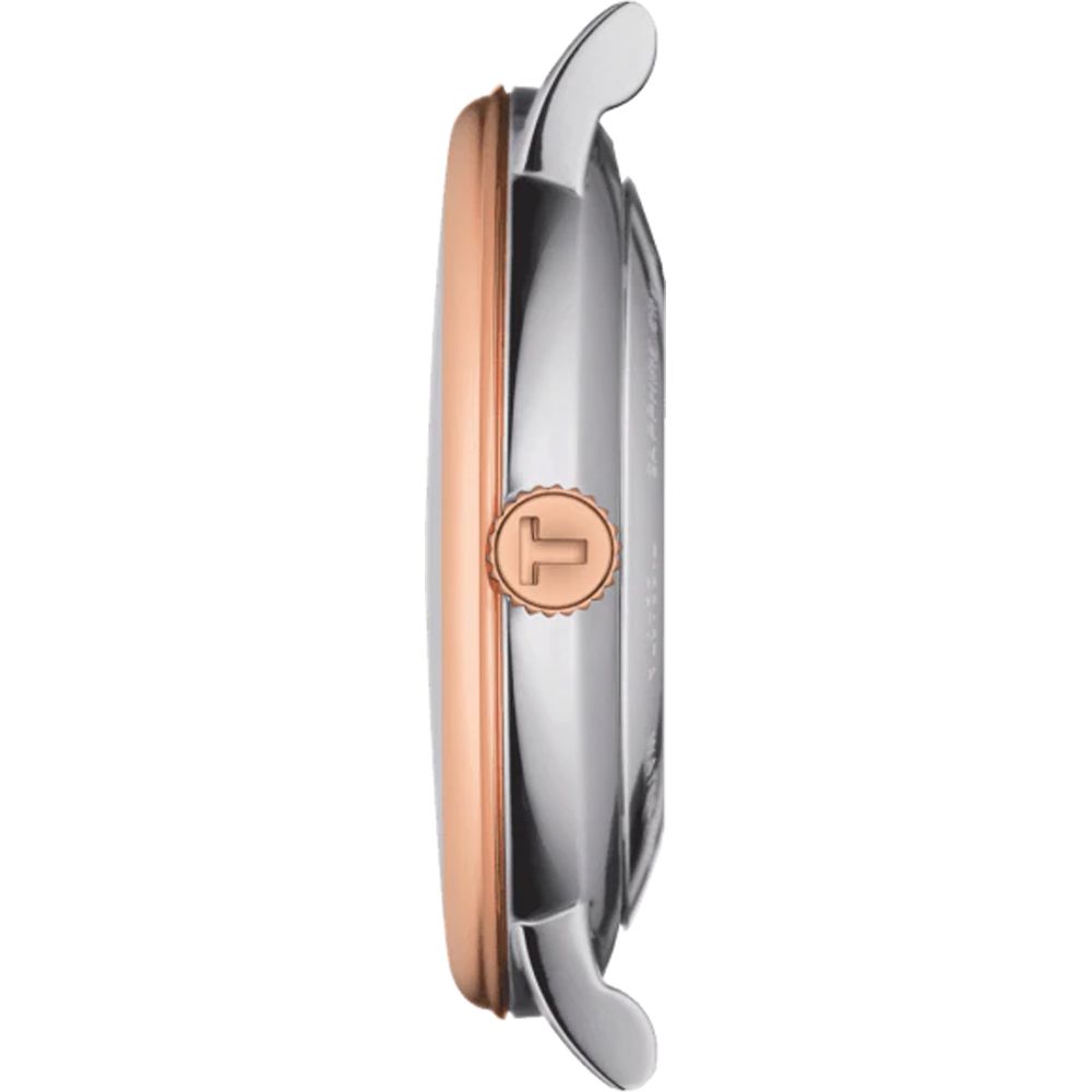 Elegante zweifarbige Automatik-Uhr