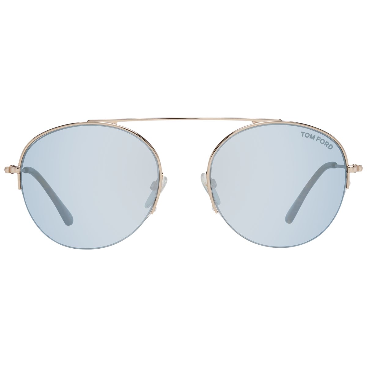 Runde Sonnenbrille mit verspiegelten Gläsern