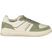 Retro Court-Sneaker mit Wildleder-Einsätzen