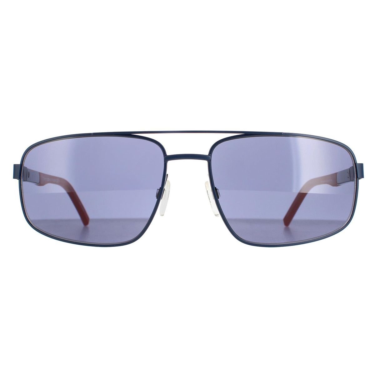 Rechteckige Doppelsteg-Sonnenbrille