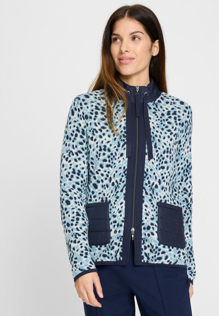 olsen Cardigan Long, für Damen, blau, 36