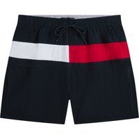 Schnelltrocknende Badeshorts mit Flaggen-Design