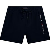 Sportliche Badeshorts mit Logostickerei