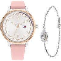 Sportlich-elegante Uhr mit Silikonarmband