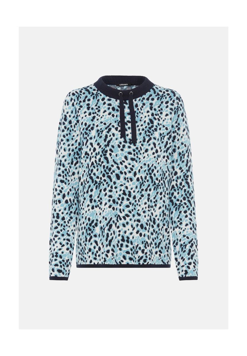 olsen Pullover, für Damen, blau, 38