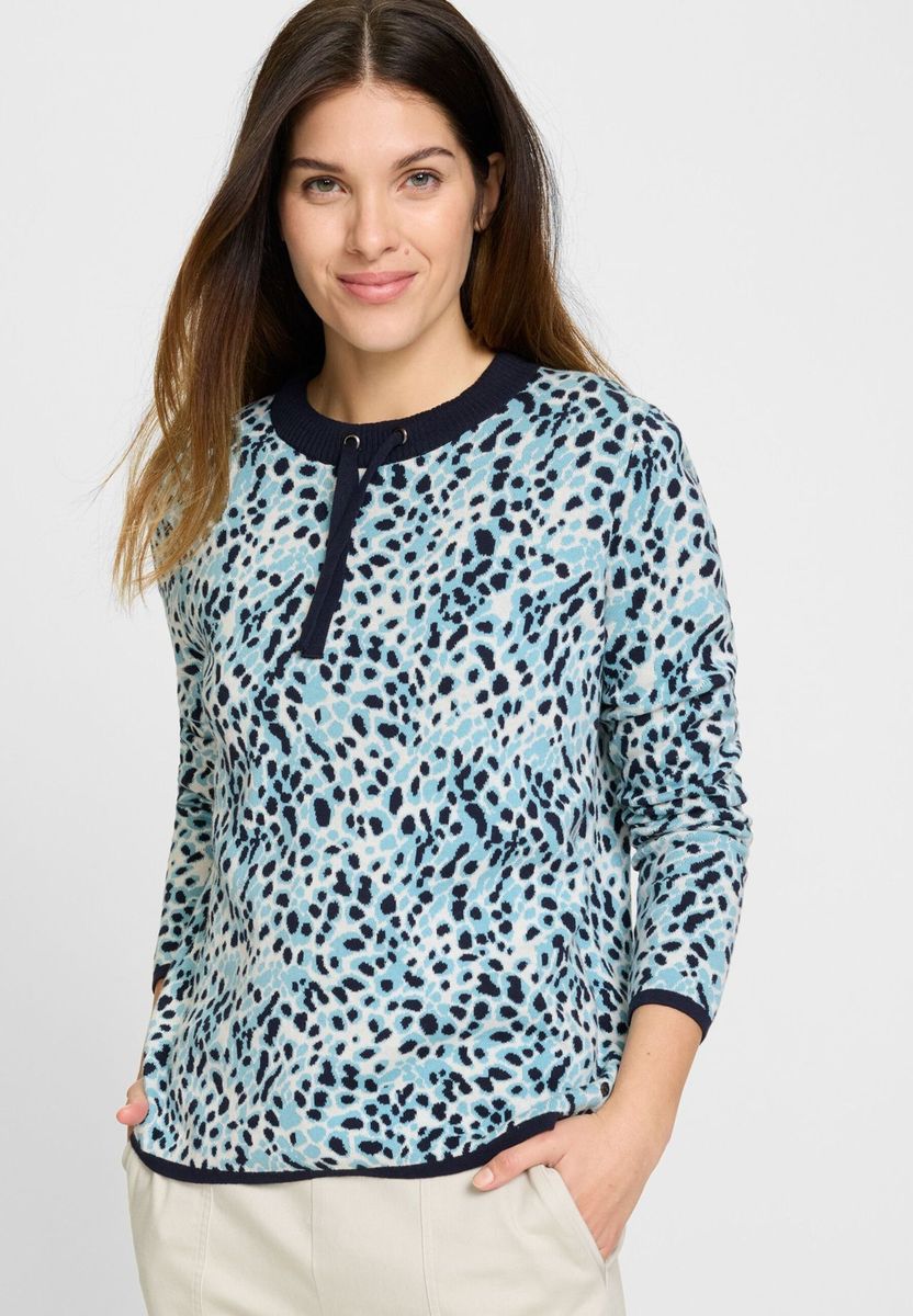 olsen Pullover, für Damen, blau, 38