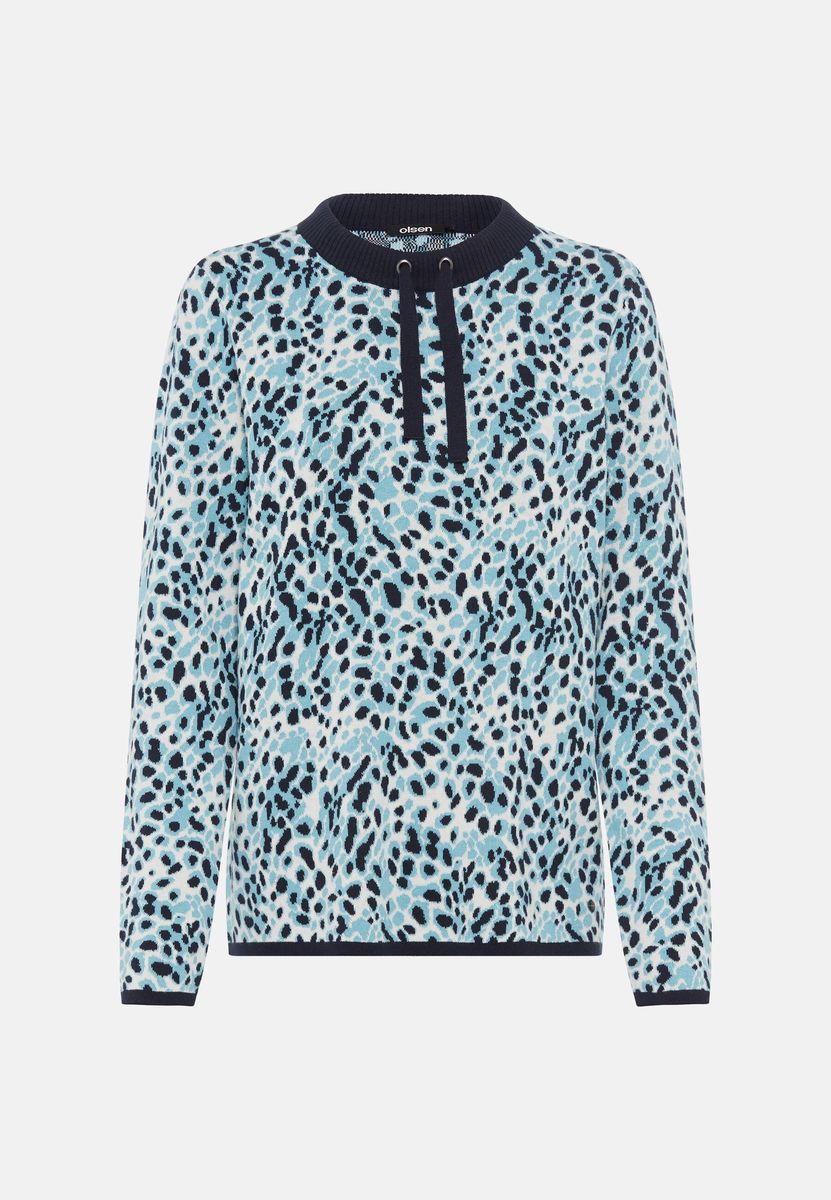 olsen Pullover, für Damen, blau, 38