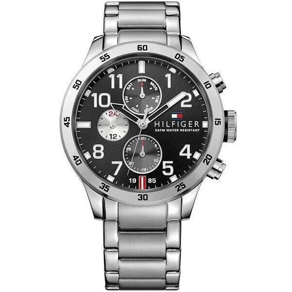 Sportlicher Multifunktions-Chronograph aus Edelstahl