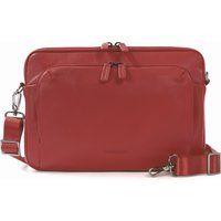 Schlanke Messenger-Tasche mit Narbenstruktur