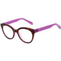 Gemusterte Cat-Eye-Brillenfassung