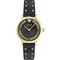 Greca Fortuna Lederarmbanduhr mit Nieten