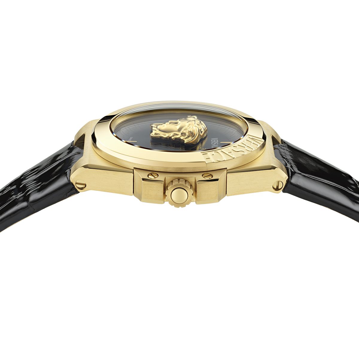 Hera Medusa Zifferblatt Lederuhr