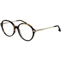 Elegante runde Brille in Schildpatt-Optik