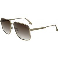 Quadratische Aviator-Sonnenbrille mit Metallrahmen