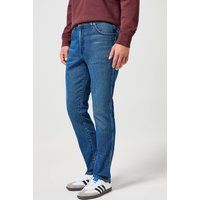 Jeans mit regulärer, zulaufender Passform