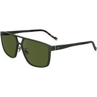 Moderne Rechteckige Sonnenbrille mit Doppelsteg