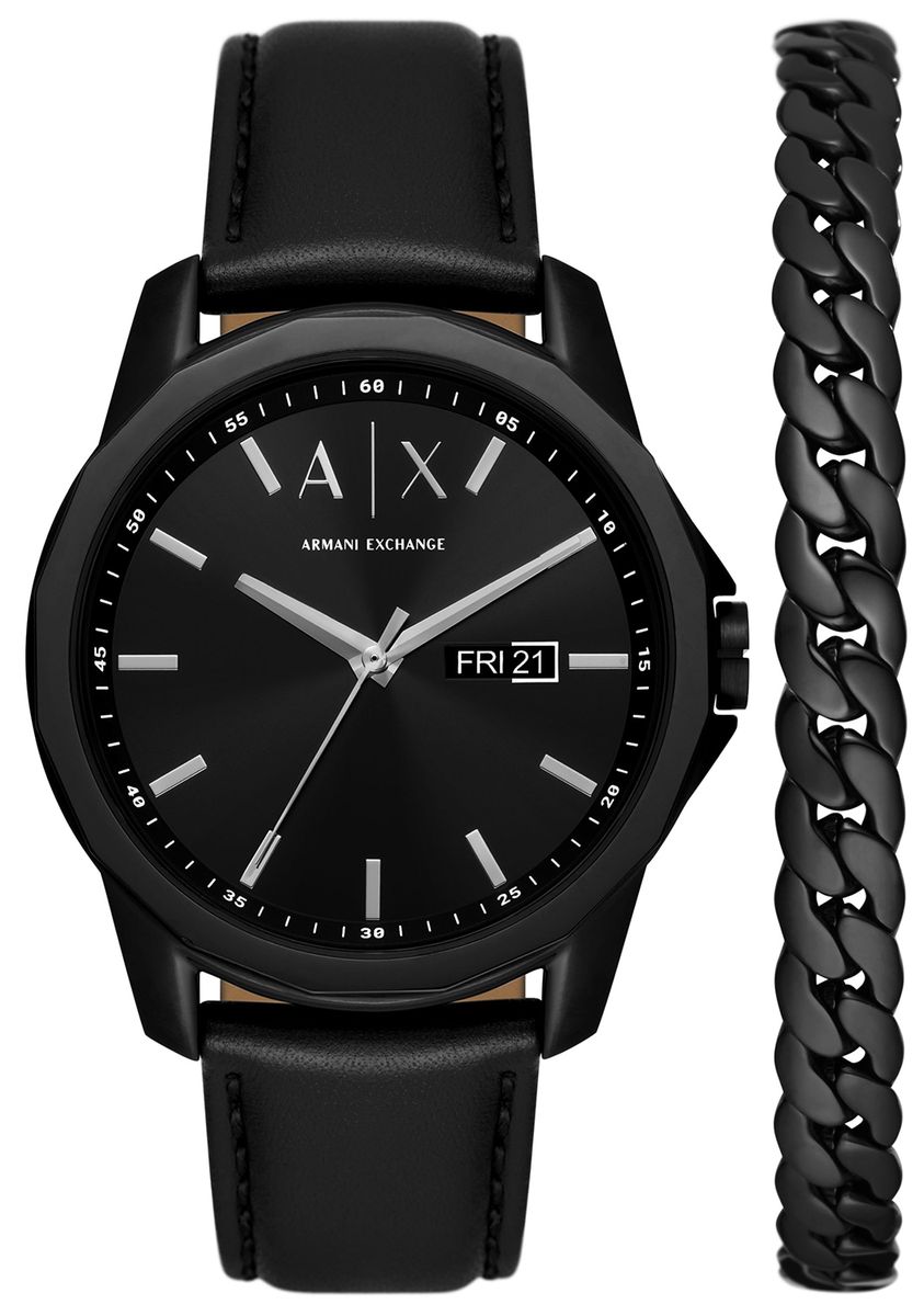Banks Minimalistisches Analoges Armbanduhr Set
