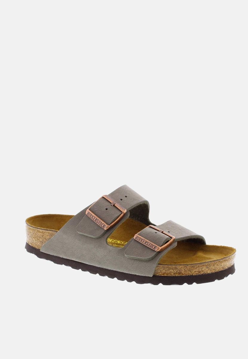 Sandalen mit Korkfußbett und Doppelschnallen