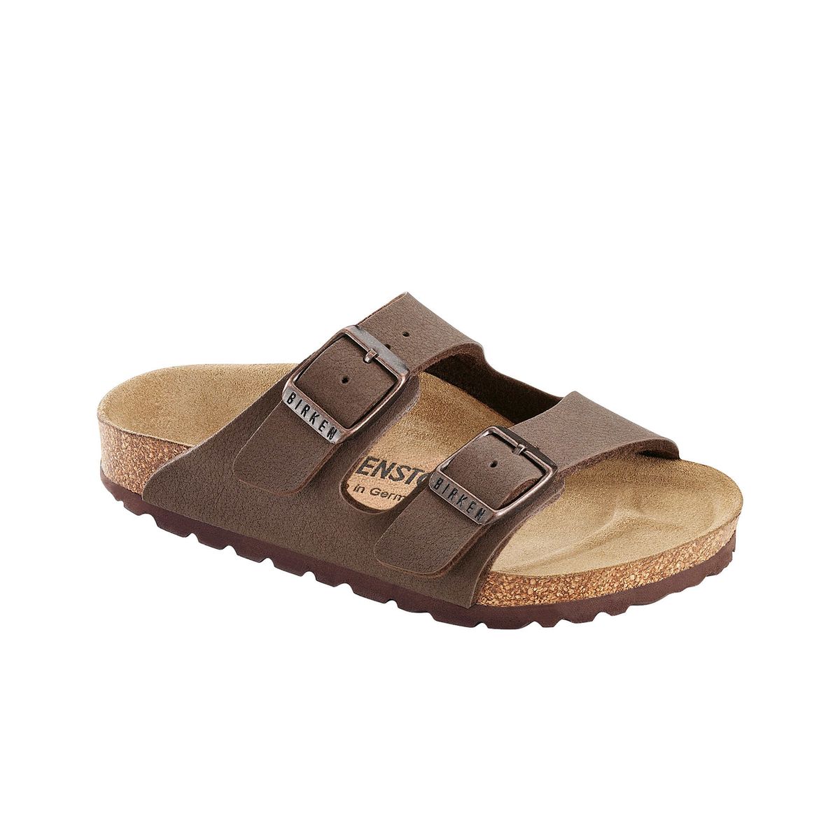 Klassische Kork-Fußbett-Sandalen mit zwei Riemen