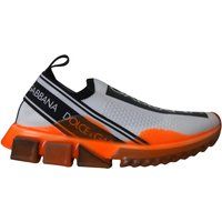 Strick-Sneaker mit Logo-Print