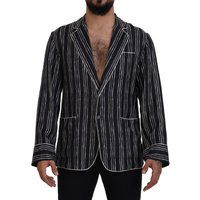Gestreifte Seiden-Pyjama-Hemdjacke