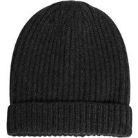 Klassische Rippstrick-Beanie