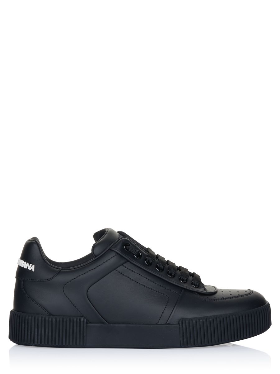 Klassische Kalbsleder Low-Top Sneaker
