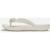Ergonomische Flip-Flops mit Knopf-Detail