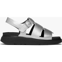 Fisherman-Sandalen aus gewalktem Leder