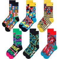 Ikonisches Marvel-Charakter-Socken-Set