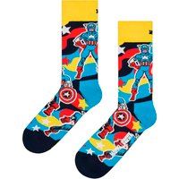 Captain America Comic Crew Socken