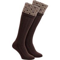Lattice Jacquard Schießsocken