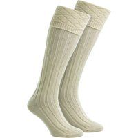 Klassische Kilt-Socken mit Rippmuster