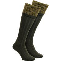 Schießsocken aus Merinowolle mit Jacquard-Muster