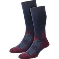 Gepolsterte Woll-Trekkingsocken