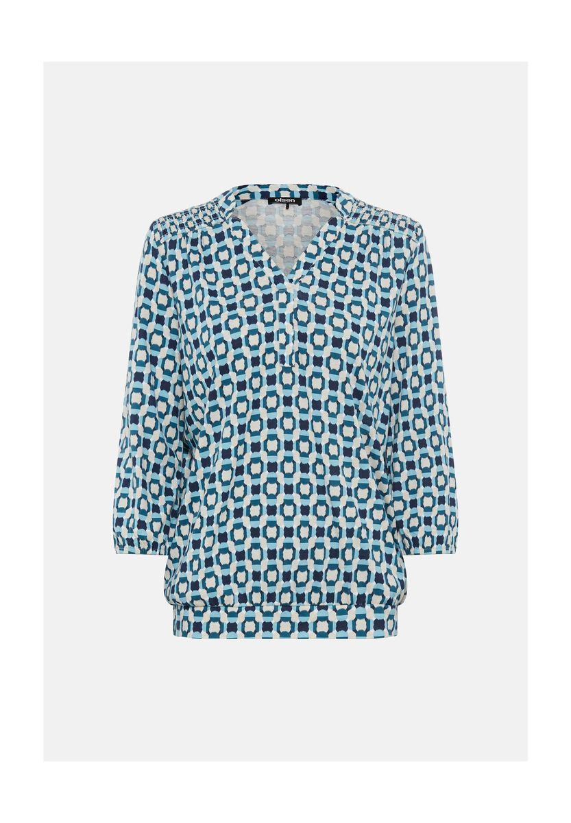 olsen Blusenshirt, für Damen, blau, 38