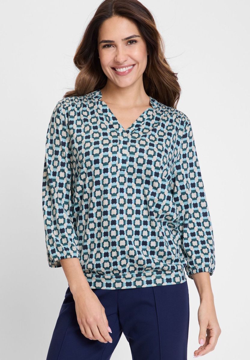 olsen Blusenshirt, für Damen, blau, 38