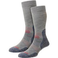 Gepolsterte Trekking-Wollsocken