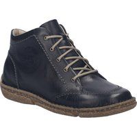 Leder-Schnürstiefeletten