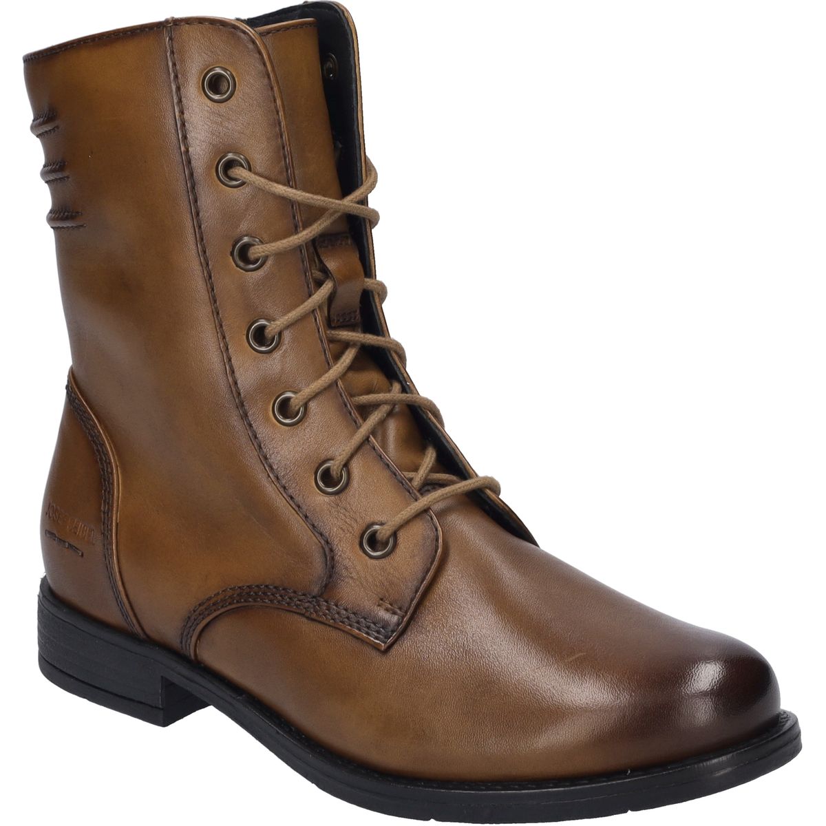 Klassische Leder-Stiefeletten zum Schnüren