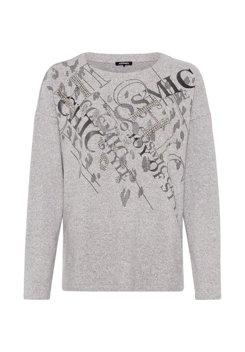 olsen Sweatshirt, für Damen, grau, 38