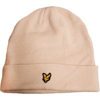 Gerippte Strickmütze mit Logo-Stickerei