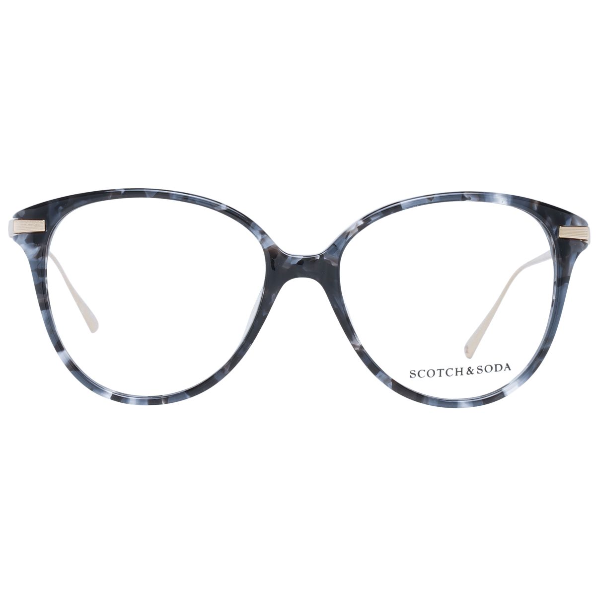 Elegante Brillenfassung in Marmor-Optik