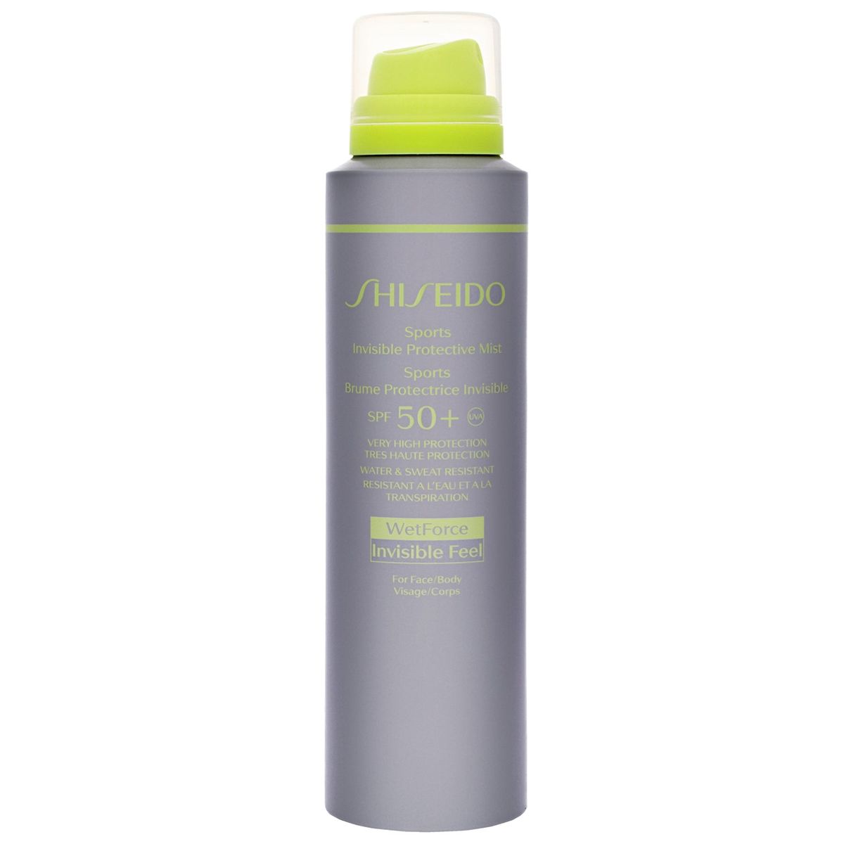 Unsichtbares Sport-Sonnenschutzspray LSF 50+