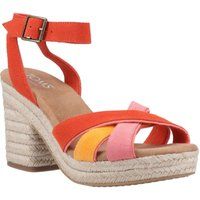 Plateausandalen mit Riemchen in Espadrille-Optik