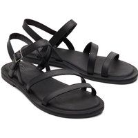 Minimalistische Leder-Riemchensandalen