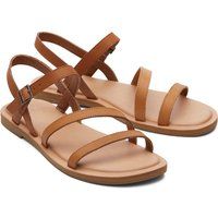Minimalistische Flache Riemchen-Sandalen
