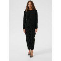 Figurbetontes Maxikleid mit Raffung