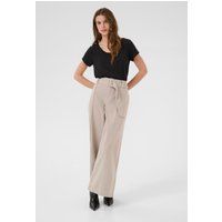 Weite High-Waist Hose mit Gürtel